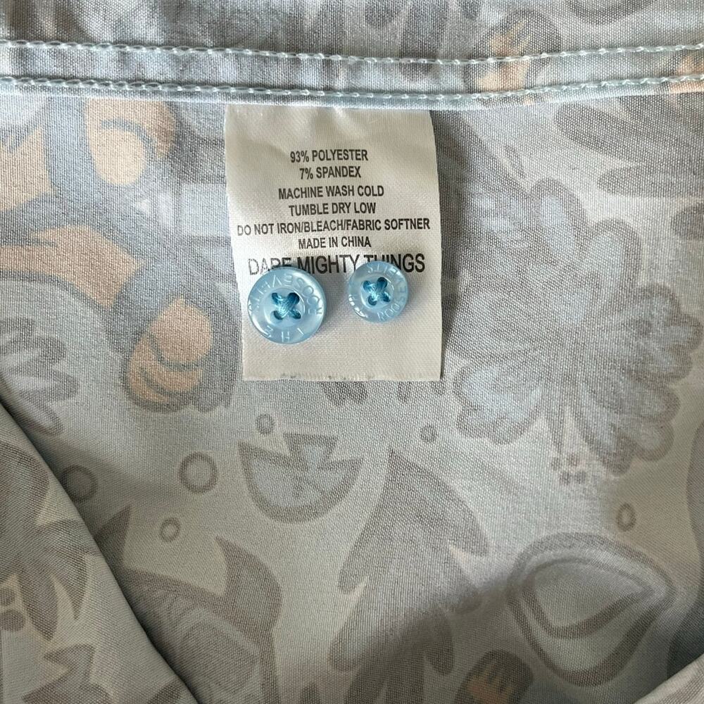 RSVLTS "Garfield Island" Large Kunuflex Shirt Men Button Down Odie Nermal Ocean - Picture 7 of 7